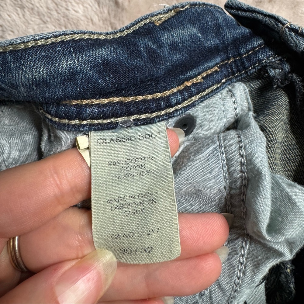 2 for $20// Classic Bootcut Blue Jeans Men - Picture 4 of 6